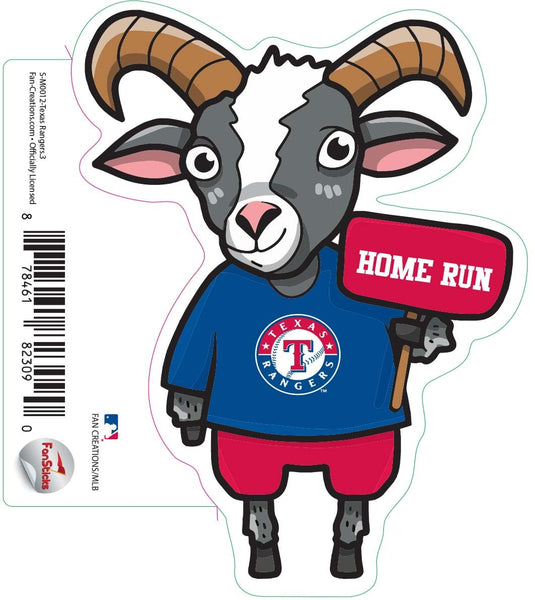 Fan Creations Decal Texas Rangers-MLB - 3inch Decal