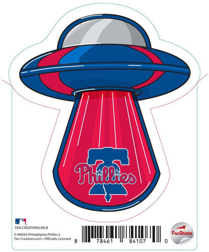 Fan Creations Decal Philadelphia Phillies 3in decal UFO Beam