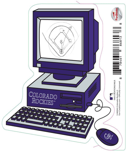 Fan Creations Decal Colorado Rockies 3in Decal Computer