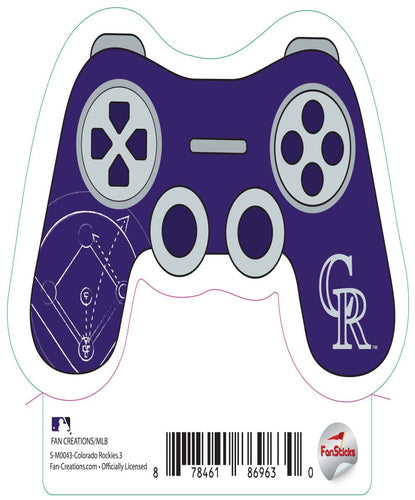 Fan Creations Decal Colorado Rockies 3in Decal Game Controller