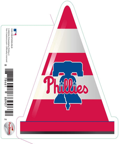 Fan Creations Decal Philadelphia Phillies 3in decal Cone