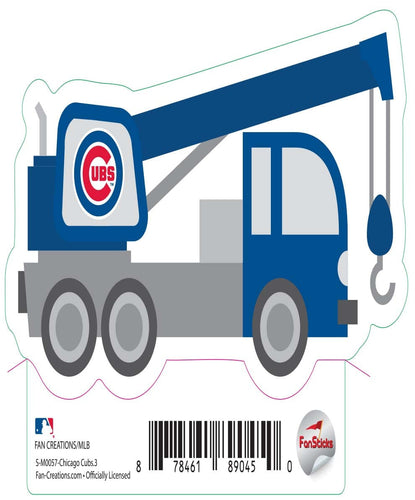 Fan Creations Decal Chicago Cubs 3in Decal - Crane