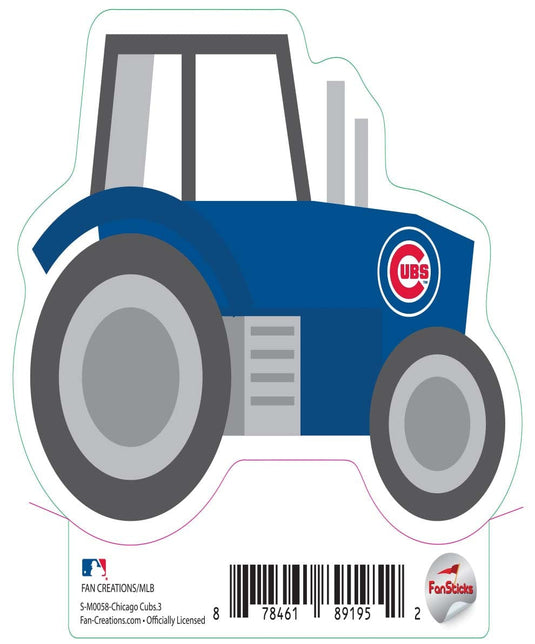 Fan Creations Decal Chicago Cubs 3in Decal - Tractor