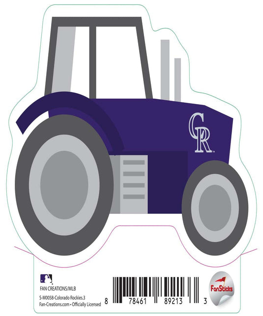 Fan Creations Decal Colorado Rockies 3in Decal Tractor