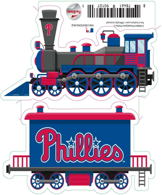 Fan Creations Decal Philadelphia Phillies 3in decal Train