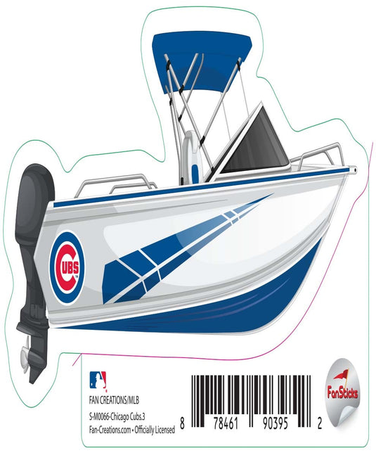 Fan Creations Decal Chicago Cubs 3in Decal - Boat