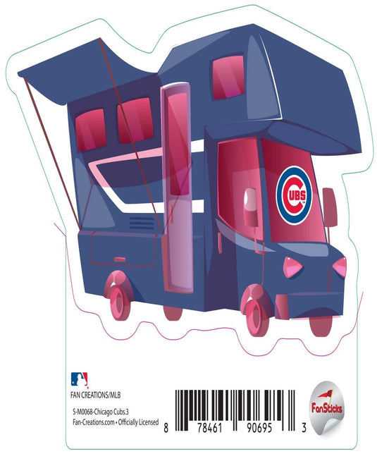 Fan Creations Decal Chicago Cubs 3in Decal - RV