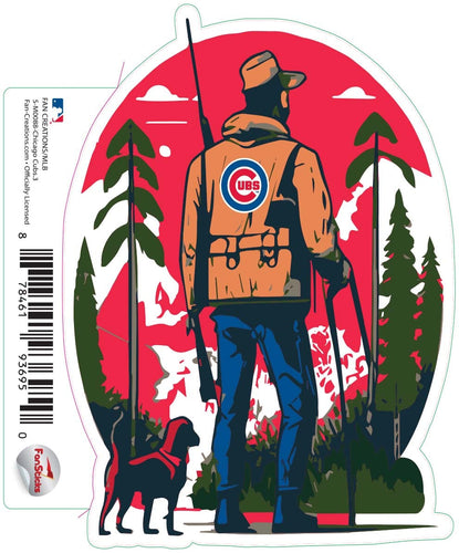 Fan Creations Decal Chicago Cubs 3in Decal - Hunter Jacket