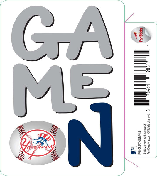 Fan Creations Decal New York Yankees-MLB - 3inch Decal