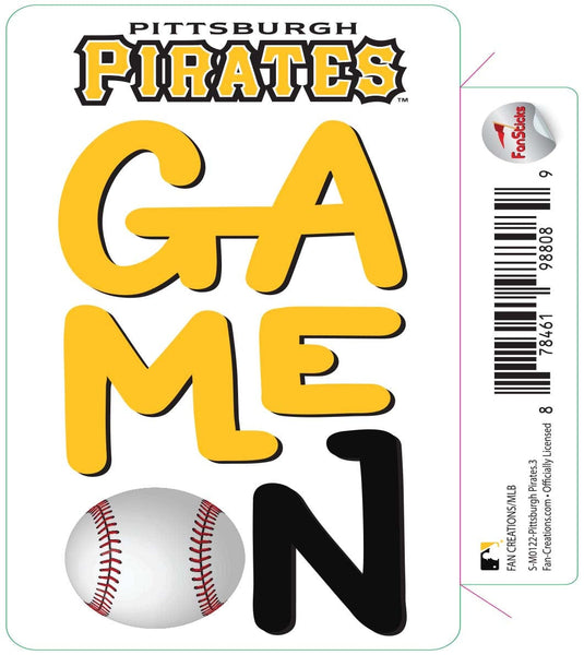 Fan Creations Decal Pittsburgh Pirates-MLB - 3inch Decal