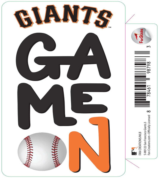 Fan Creations Decal San Francisco Giants-MLB - 3inch Decal