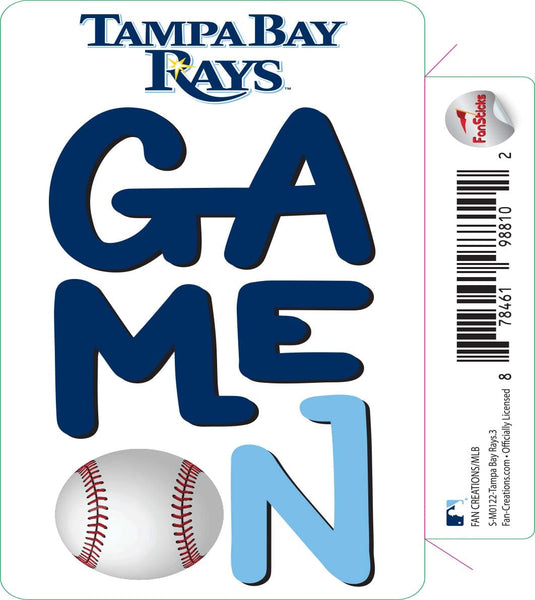 Fan Creations Decal Tampa Bay Rays-MLB - 3inch Decal