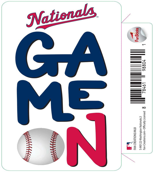 Fan Creations Decal Washington Nationals-MLB - 3inch Decal