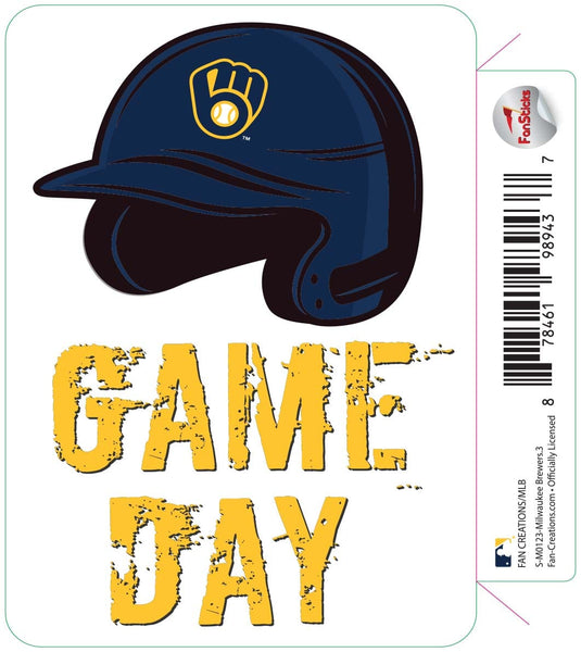 Fan Creations Decal Milwaukee Brewers-MLB - 3inch Decal