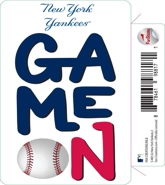 Fan Creations Decal New York Yankees-MLB - 3inch Decal