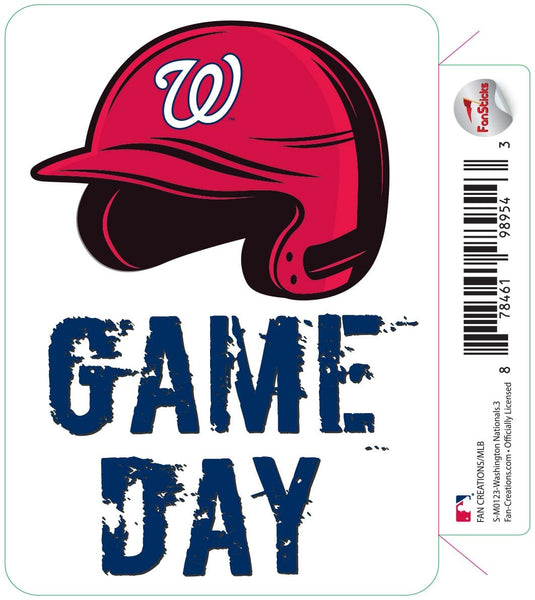 Fan Creations Decal Washington Nationals-MLB - 3inch Decal