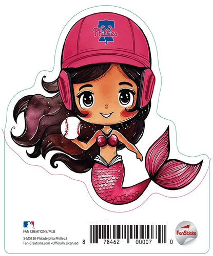 Fan Creations Decal Philadelphia Phillies 3in decal Mermaid