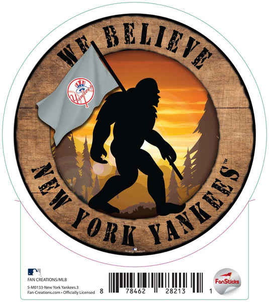 Fan Creations Decal New York Yankees-MLB - 3inch Decal
