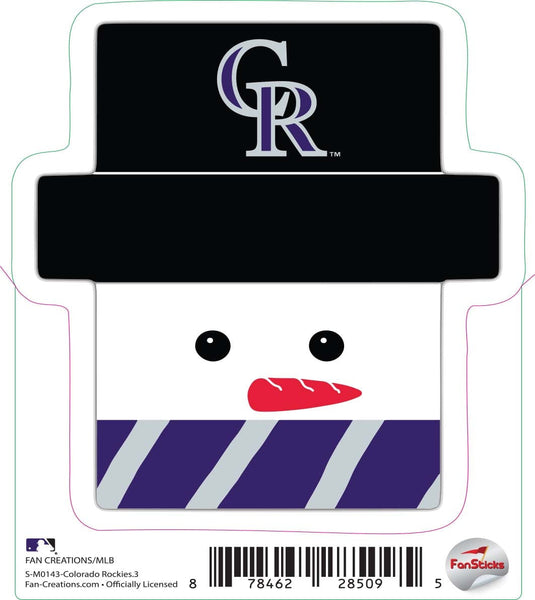 Fan Creations Decal Colorado Rockies-MLB - 3inch Decal