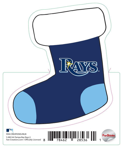 Fan Creations Decal Tampa Bay Rays 3in Decal Stocking