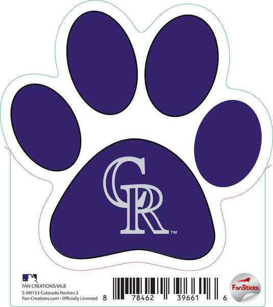 Fan Creations Decal Colorado Rockies-MLB - 3inch Decal