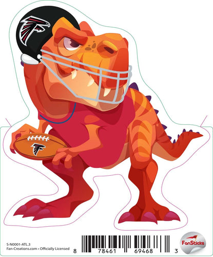 Fan Creations Decal Atlanta Falcons 3in Decal T-Rex Player