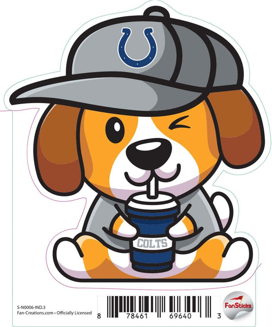 Fan Creations Decal Indianapolis Colts 3in Decal Dog