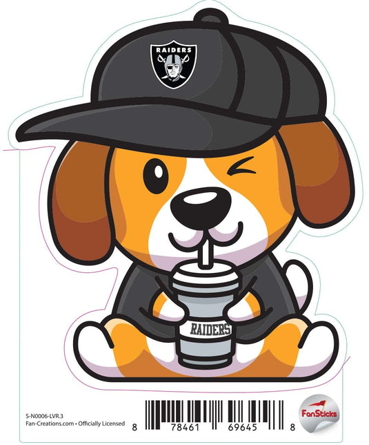 Fan Creations Decal Las Vegas Raiders 3in Decal Dog