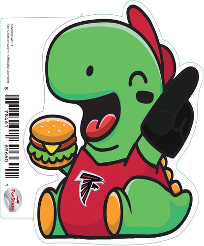 Fan Creations Decal Atlanta Falcons 3in Decal Dino