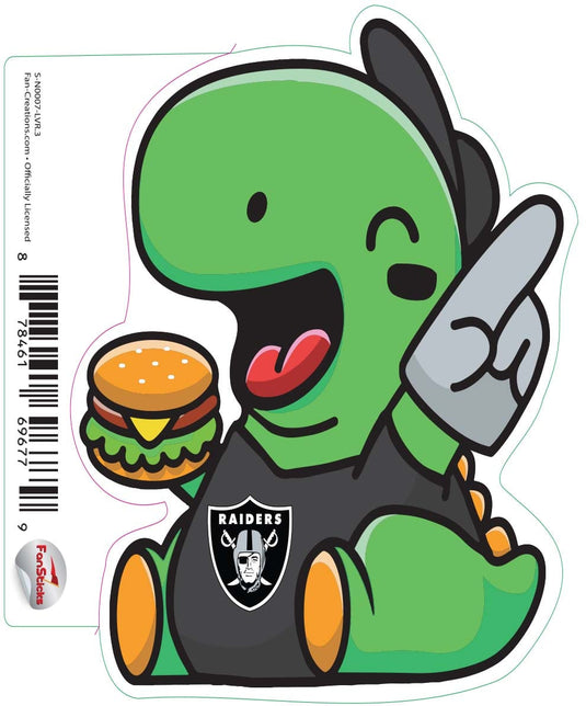 Fan Creations Decal Las Vegas Raiders 3in Decal Dino