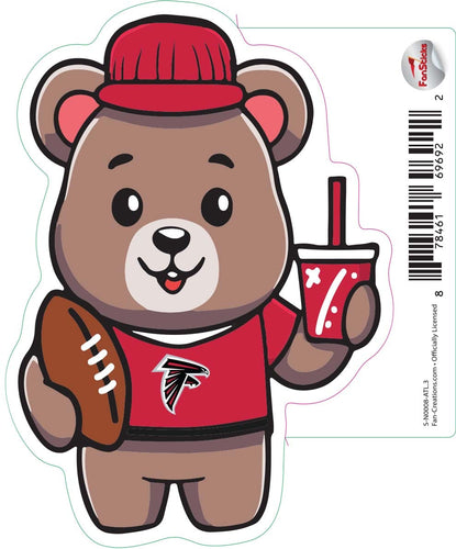 Fan Creations Decal Atlanta Falcons 3in Decal Bear