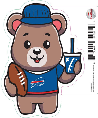 Fan Creations Decal Buffalo Bills 3in Decal Bear