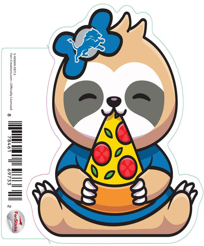 Fan Creations Decal Detroit Lions 3in Decal Sloth