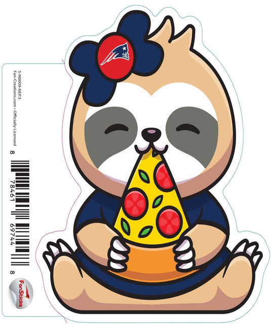 Fan Creations Decal New England Patriots 3in Decal Sloth
