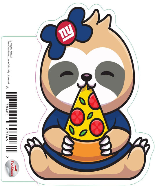 Fan Creations Decal New York Giants 3in Decal Sloth