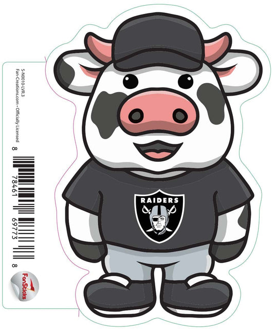 Fan Creations Decal Las Vegas Raiders 3in Decal Cow