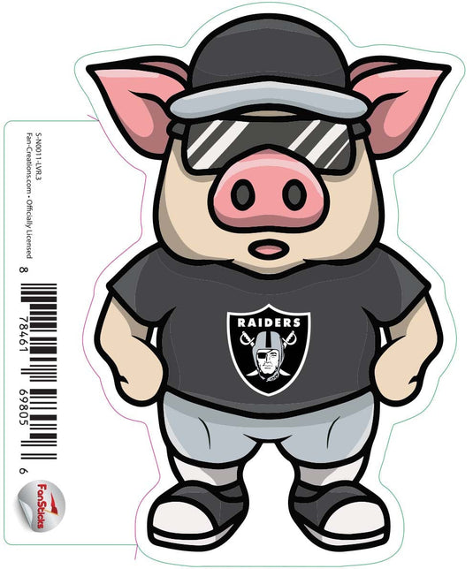 Fan Creations Decal Las Vegas Raiders 3in Decal Pig