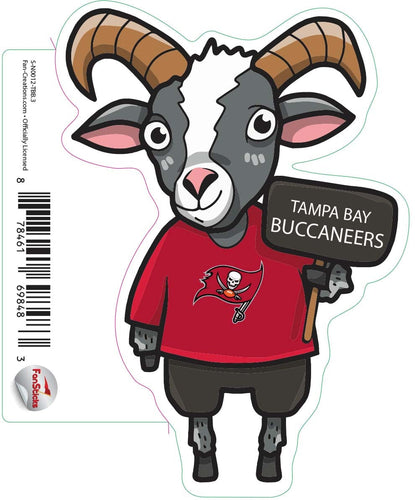 Fan Creations Decal Tampa Bay Buccaneers 3in Decal - Goat