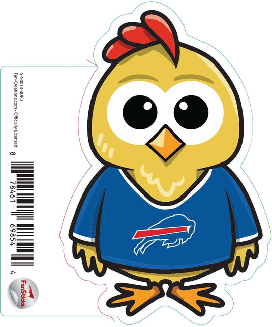 Fan Creations Decal Buffalo Bills 3in Decal Chicken