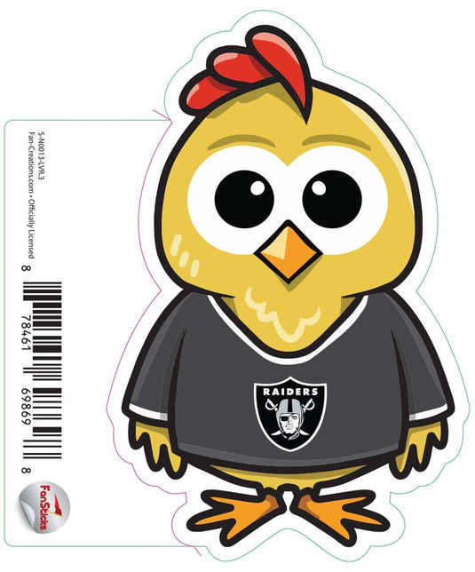 Fan Creations Decal Las Vegas Raiders 3in Decal Chicken