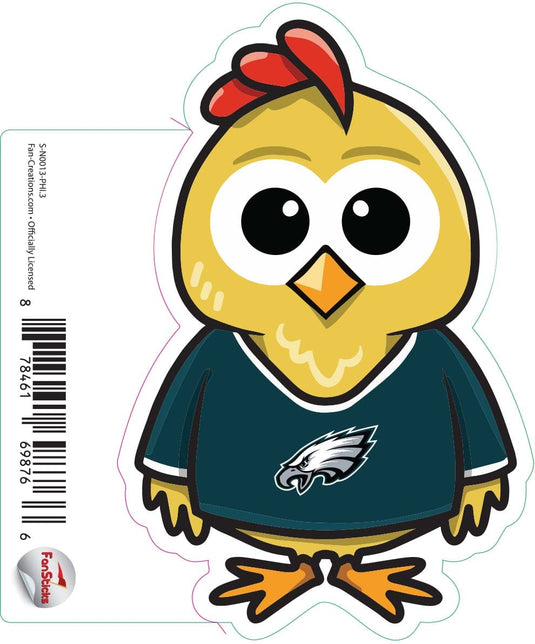 Fan Creations Decal Philadelphia Eagles 3in Decal Chicken