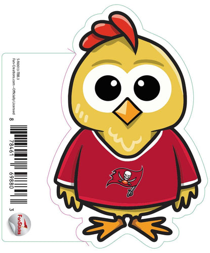 Fan Creations Decal Tampa Bay Buccaneers 3in Decal - Chicken