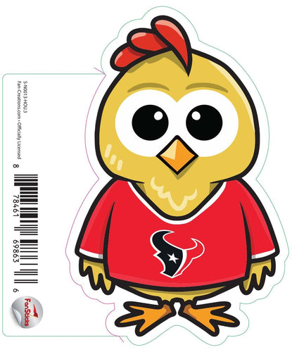 Fan Creations Decal Houston Texans 3in Decal Chicken