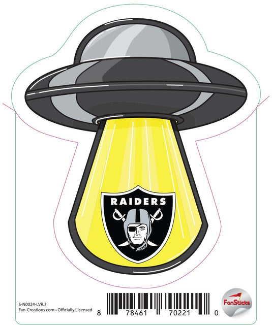 Fan Creations Decal Las Vegas Raiders 3in Decal UFO Beam