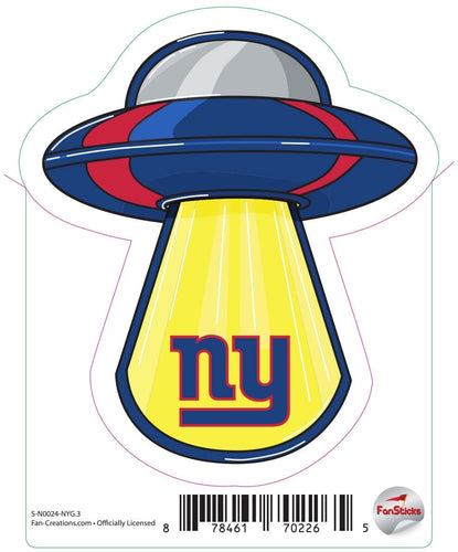 Fan Creations Decal New York Giants 3in Decal UFO Beam
