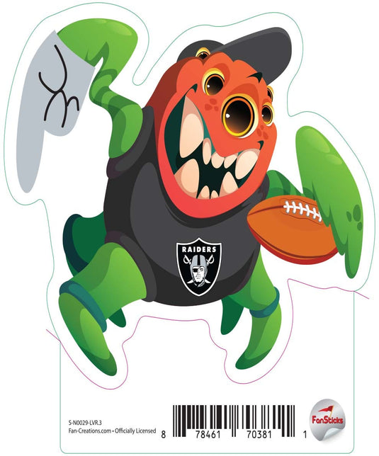 Fan Creations Decal Las Vegas Raiders 3in Decal Three Eyed Monster