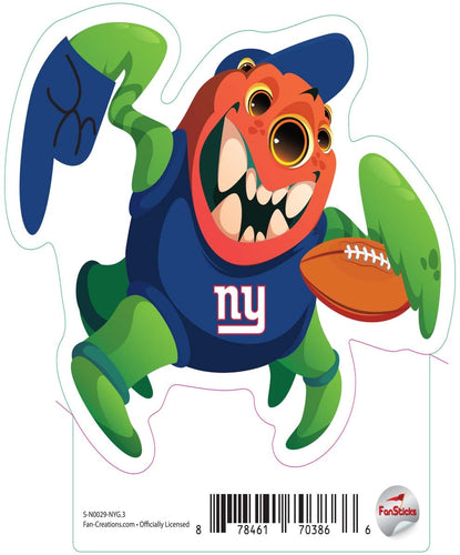 Fan Creations Decal New York Giants 3in Decal Three Eyed Monster