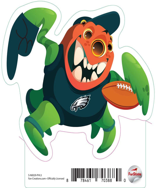 Fan Creations Decal Philadelphia Eagles 3in Decal Three Eyed Monster