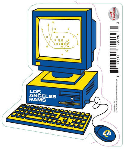 Fan Creations Decal Los Angeles Rams 3in Decal Computer