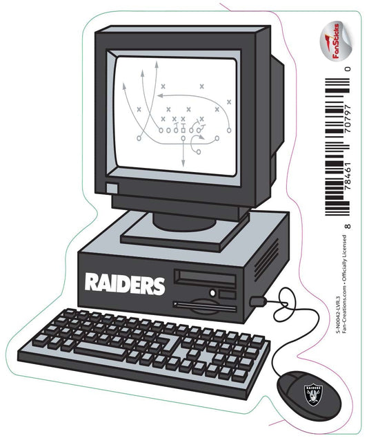 Fan Creations Decal Las Vegas Raiders 3in Decal Computer